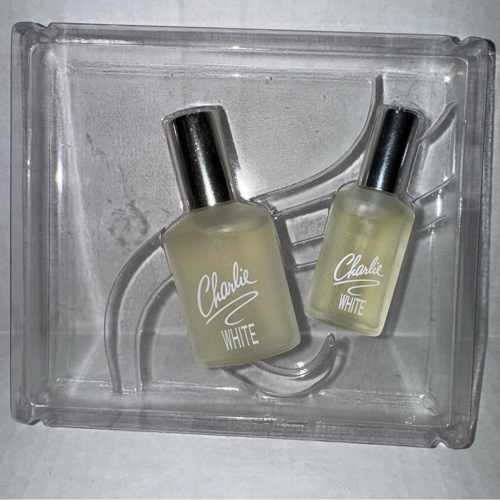 Revlon Charlie White 1.3 fl oz 0.5 fl oz Cologne Spray Perfume Set Vintage NEW